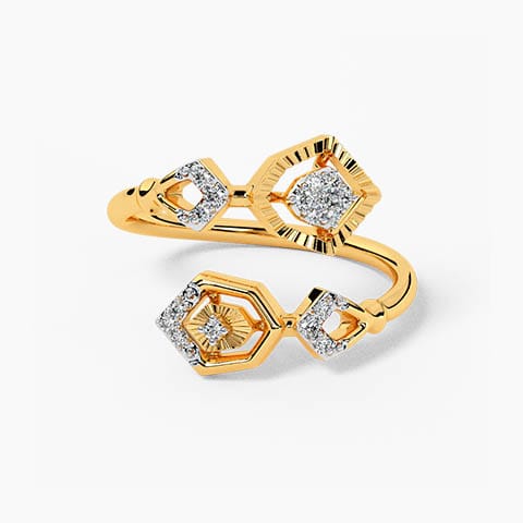 Merriment Marquise Open Diamond Ring