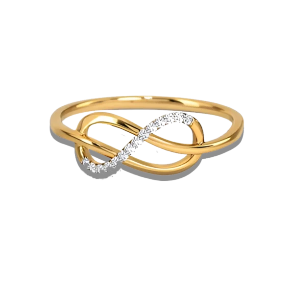 Alley Twine Infinity Diamond Ring