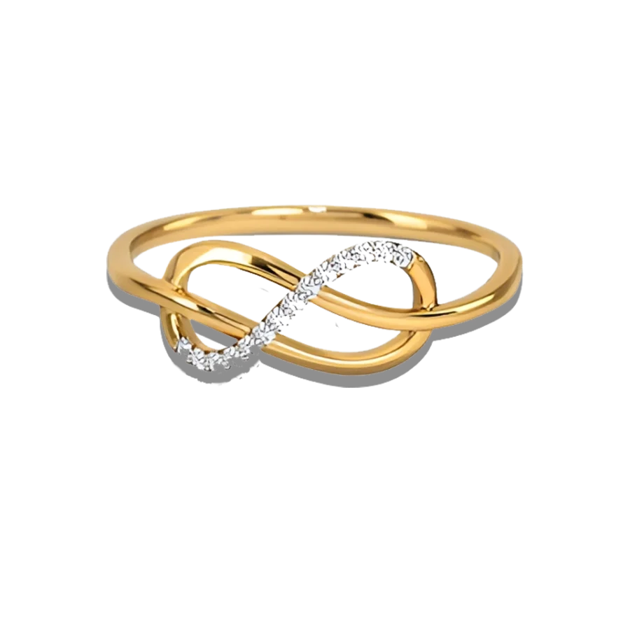 Alley Twine Infinity Diamond Ring