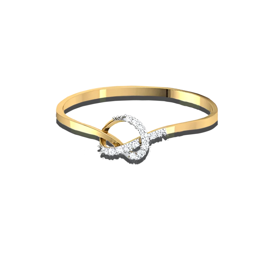 Nova Twist Infinity Diamond Ring